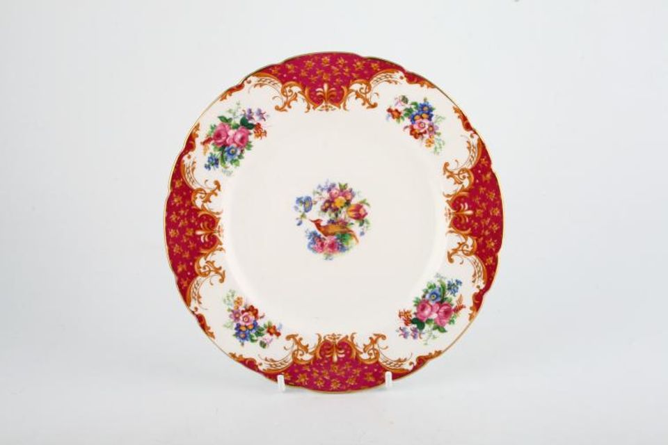 Paragon Rockingham - Red Tea / Side Plate 7"