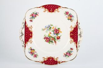 Sell Paragon Rockingham - Red Cake Plate Square - Eared 9 3/4"