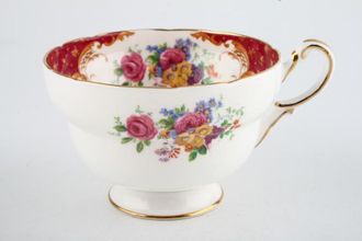 Sell Paragon Rockingham - Red Teacup Peony shape 3 3/4" x 2 1/4"