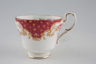 Paragon Rockingham - Red Coffee Cup 2 7/8" x 2 3/8"