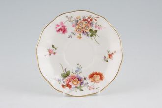 Sell Royal Crown Derby Derby Posies - Various Backstamps Tea Saucer Flowers may vary - fluted well. 5 5/8"