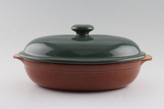 Denby Spice Serving Dish Oval - Eared - Lidded 13" x 8"