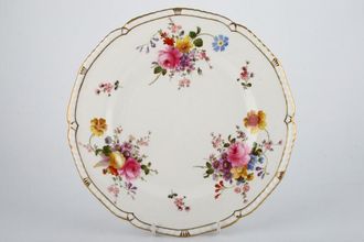 Royal Crown Derby Derby Posies - Various Backstamps Dinner Plate Roped edge with gold work, Flowers may vary 10 1/4"