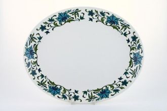 Sell Midwinter Spanish Garden Oval Platter Rimmed 12"