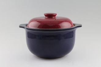 Sell Denby Harlequin Casserole Dish + Lid Blue outer / Green inner / Red lid 5pt