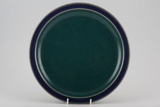 Denby Harlequin Dinner Plate Green Inner - Blue Outer 10 3/8"