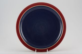 Sell Denby Harlequin Dinner Plate Blue inner - Red outer 10 3/8"