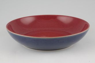 Sell Denby Harlequin Pasta Bowl Red inner- Blue outer 8 3/4"