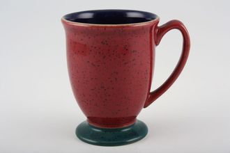 Sell Denby Harlequin Mug Blue inner - Red outer - Green foot 3 1/4" x 4 1/4"
