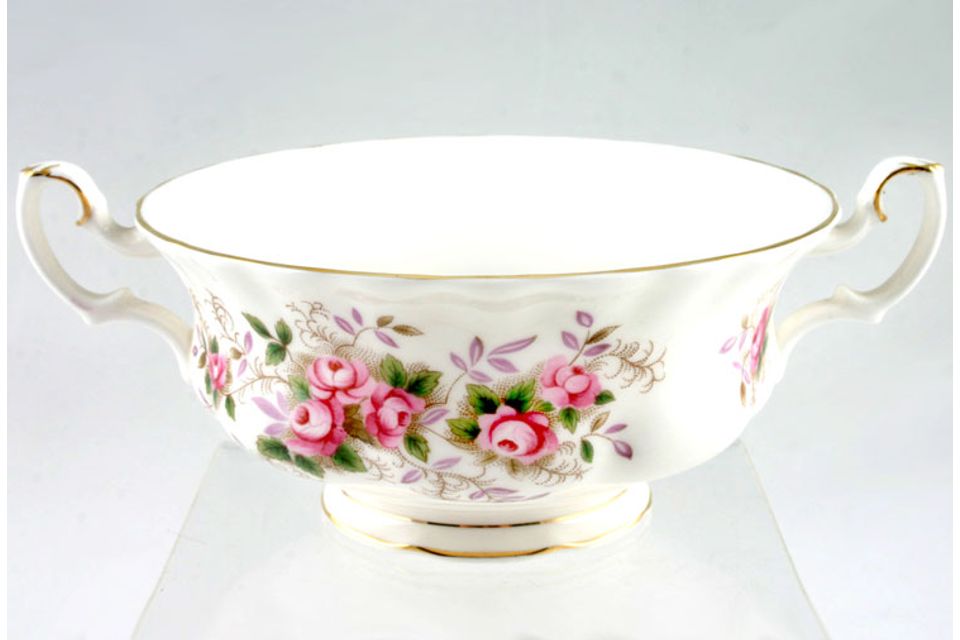 Royal Albert Lavender Rose Soup Cup 2 Handles