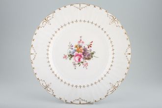 Sell Royal Crown Derby Derby Posies - Various Backstamps Dinner Plate Fluted rim with goldwork, centre pattern 10 3/8"
