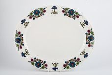 Midwinter Country Garden Oval Platter Rimmed 13 3/4" thumb 1