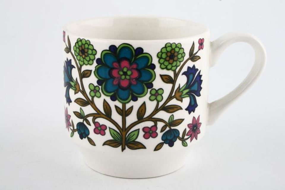 Midwinter Country Garden Coffee Cup 2 5/8" x 2 1/2"