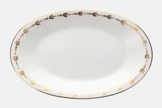 Royal Crown Derby Grosvenor - A1255 Sauce Boat Stand oval 8 1/4" thumb 1