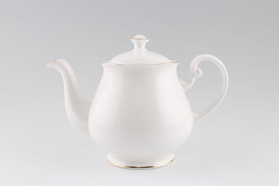 Colclough White and Gold Teapot 1 3/4pt