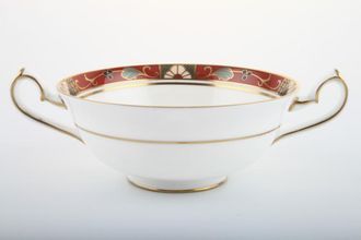 Royal Crown Derby Cloisonne - A1317 Soup Cup 2 Handles