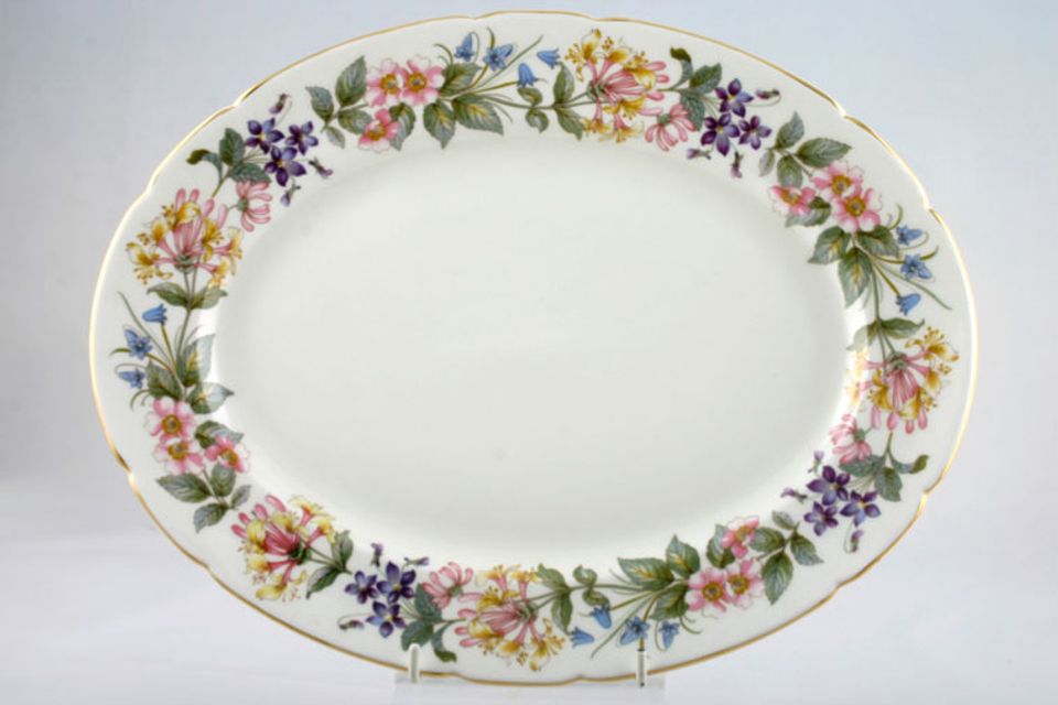 Paragon Country Lane Oval Platter 13 1/4"