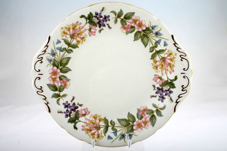 Paragon Country Lane Cake Plate Round - Eared 10 1/4"