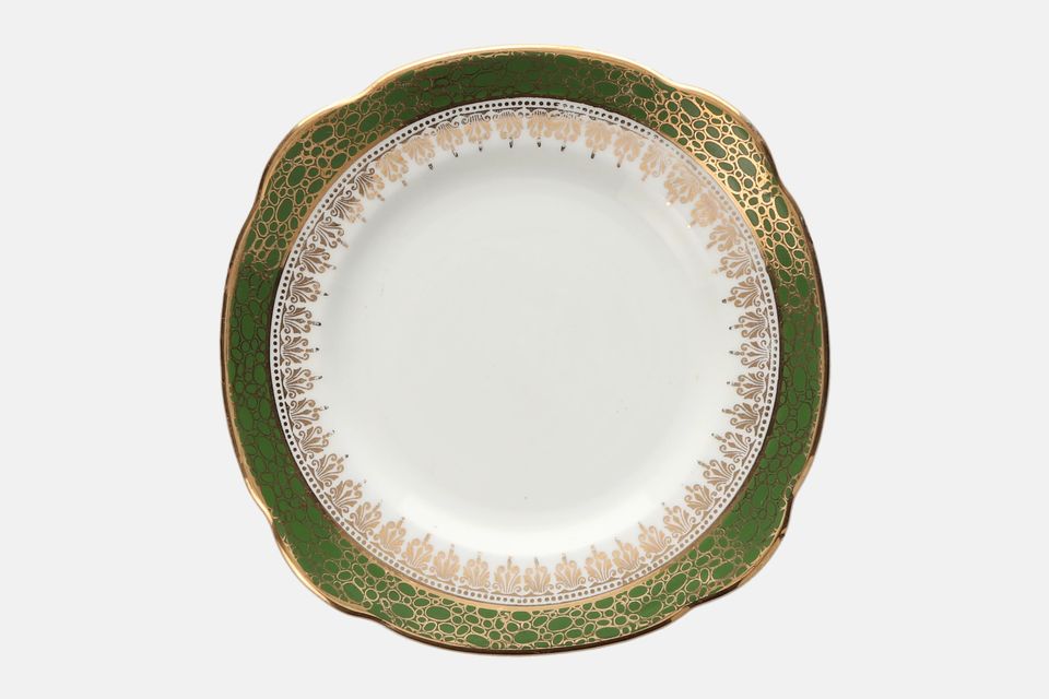 Duchess Winchester - Green Tea / Side Plate squarish edge 6 1/8"