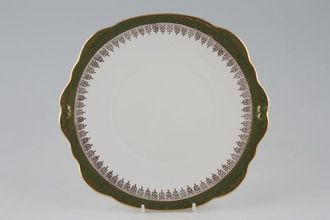 Duchess Winchester - Green Cake Plate 9 1/4"