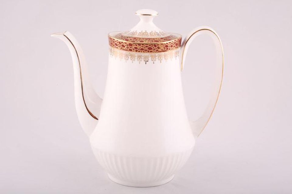 Duchess Winchester - Burgundy Coffee Pot Ribbed 2 1/2pt