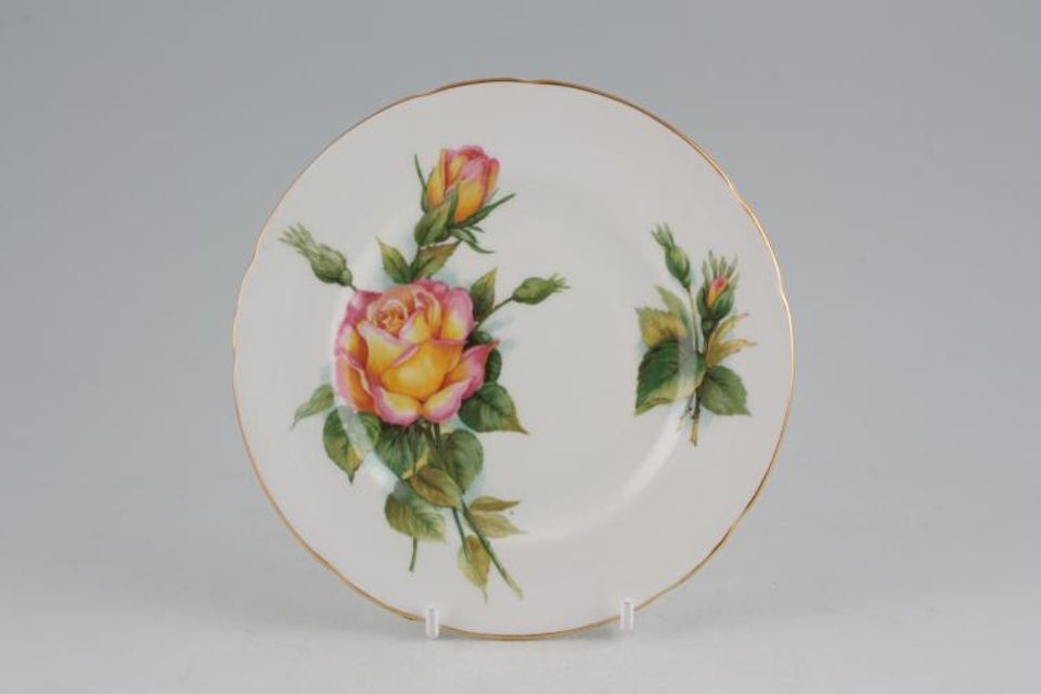 Paragon Harry Wheatcroft Roses - Peace Tea / Side Plate Peace 6 1/8"