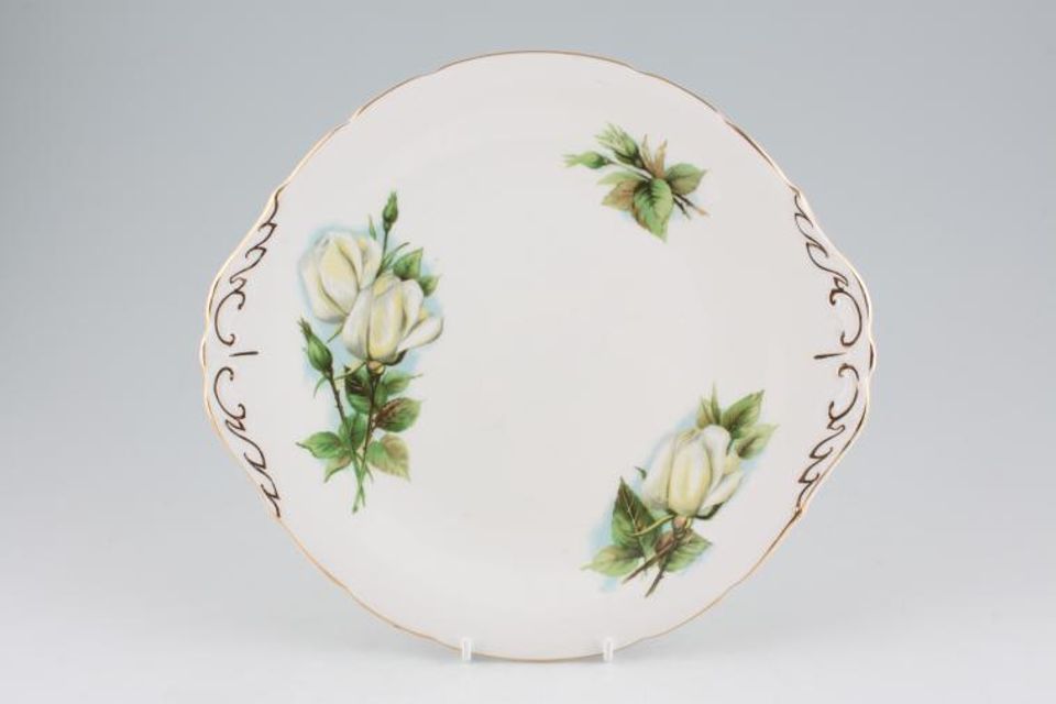 Paragon Harry Wheatcroft Roses - Virgo Cake Plate Round - Eared 10 1/2"
