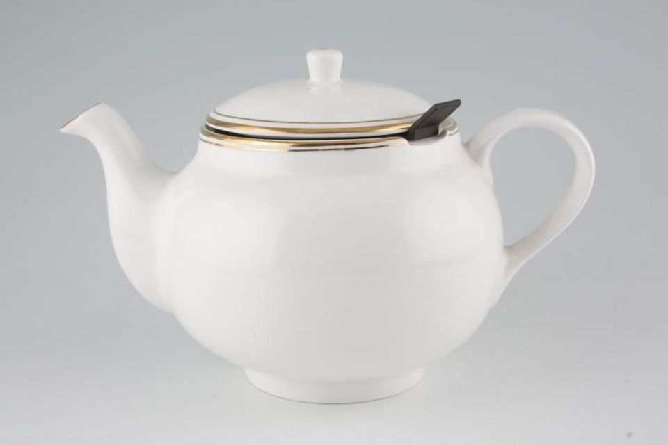 Duchess Ascot - Gold Teapot Chatsford Strainer Tea System, with plastic/mesh strainer 2pt