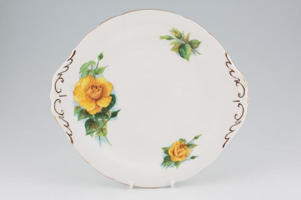 Paragon Harry Wheatcroft Roses - Mms Ch Sauvage Cake Plate Mms Ch Sauvage 10 3/8"