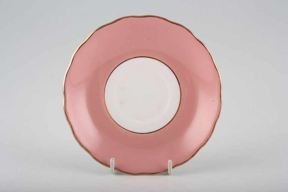 Colclough Harlequin - Pink Tea Saucer 5 1/2"