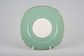 Colclough Harlequin - Green Tea / Side Plate square 6"