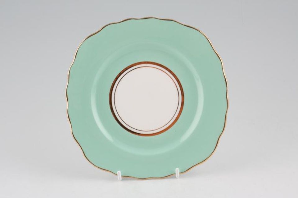 Colclough Harlequin - Ballet - Green Tea / Side Plate square 6 1/8"