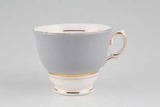 Colclough Harlequin - Ballet - Grey Teacup shape D - wavy edge 3 3/8" x 2 3/4"