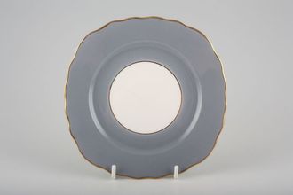 Colclough Harlequin - Grey Tea / Side Plate square 6"