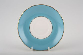 Colclough Harlequin - Medium Blue Tea Saucer 5 1/2"