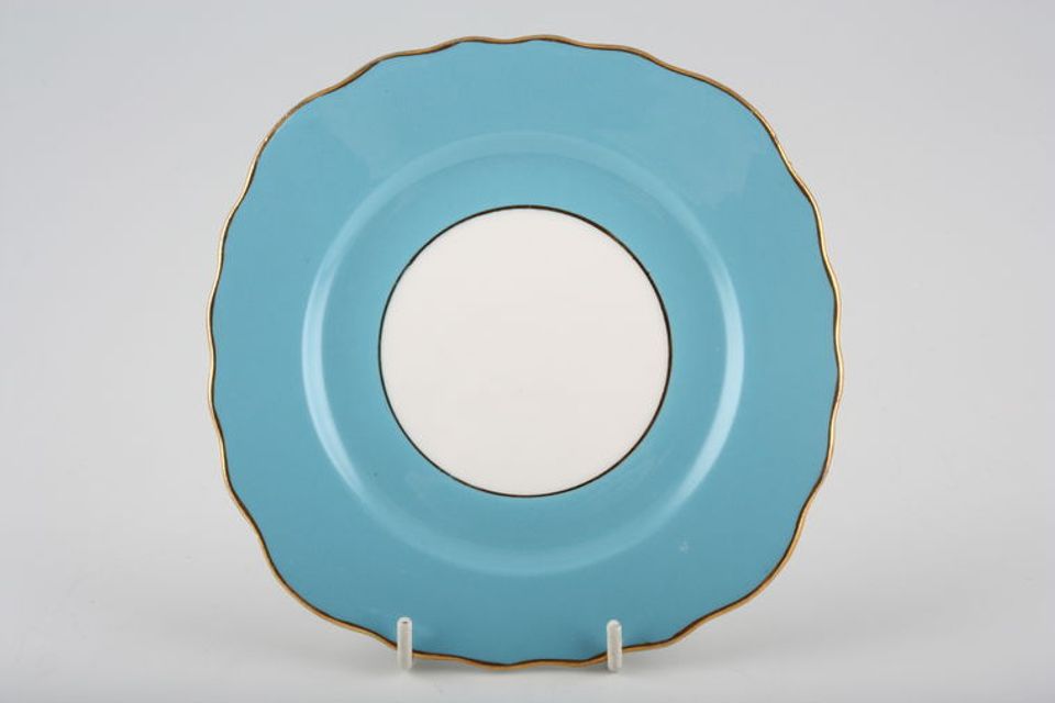 Colclough Harlequin - Medium Blue Tea / Side Plate Square 6"