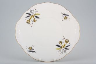 Colclough Stardust - 6791 Cake Plate round 10"