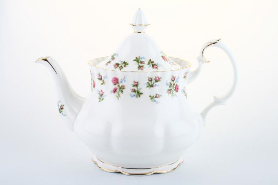 Royal Albert Winsome - Pink+Green Teapot 2pt