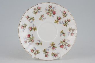 Royal Albert Winsome - Pink+Green Coffee Saucer 5"