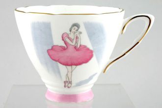 Royal Stafford Ballet Teacup Pink 3 1/2" x 2 3/4"