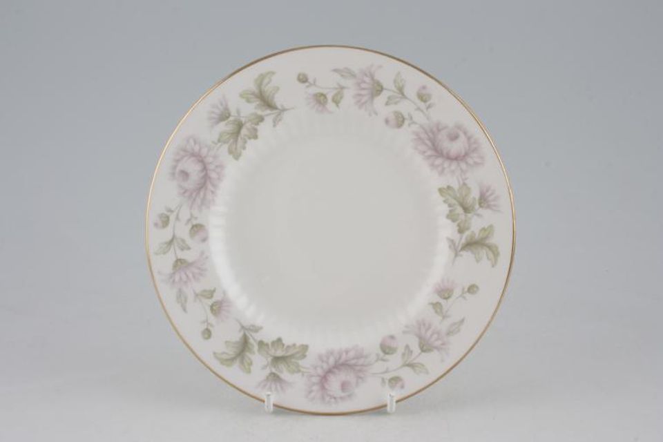 Duchess Morning Mist Tea / Side Plate Straight edge - Ribbed Inside 6 1/2"