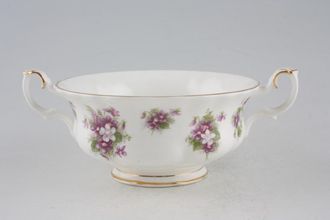 Royal Albert Sweet Violets Soup Cup Two handles