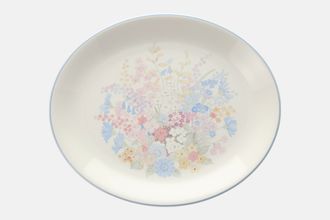 Poole Fleur Oval Platter 11 3/4"