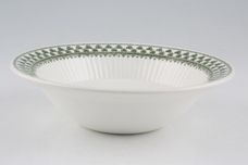 Adams Lincoln Green Soup / Cereal Bowl Rimmed 6 1/4" thumb 1
