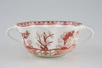 Sell Coalport Indian Tree - Coral Soup Cup 2 handles 4 1/8" x 1 7/8"