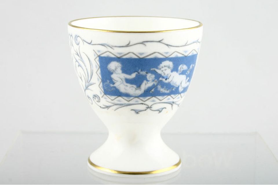 Coalport Revelry - Blue Egg Cup footed 1 3/4" x 2"