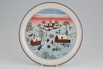 Villeroy & Boch Design Naif Picture / Wall Plate The Four Seasons, No. 4 Winter 9 1/4"