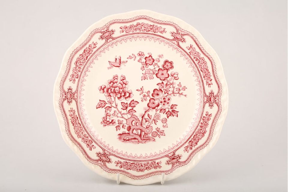 Masons Manchu - Pink Breakfast / Lunch Plate 9"