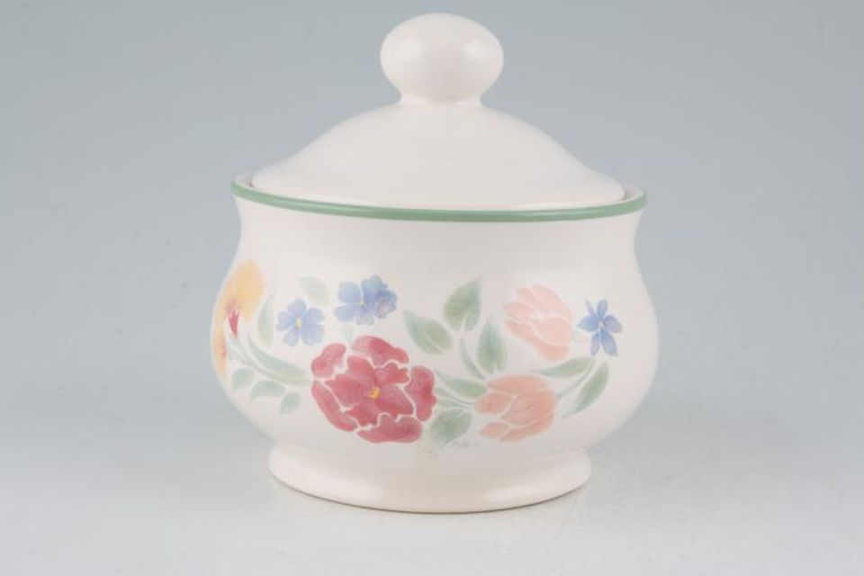 BHS Floral Garden Sugar Bowl - Lidded (Tea)