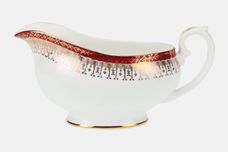 Royal Grafton Majestic - Red Sauce Boat Footed thumb 1